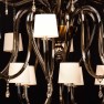 Impero Collection dark smoky mirrored 25 lights - Detail