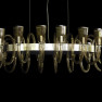 Coll. Palladio Smoked glass - 18 lights - detail